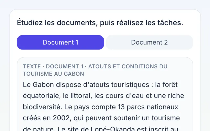 Aperçu de l'exemple : Le tourisme au Gabon : Lopé-Okanda et l'Ivindo au patrimoine mondial